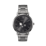 Orologio Rotondo Statement Unisex White Sunray Acciaio Inox Oro Light Gun Metal Satinato