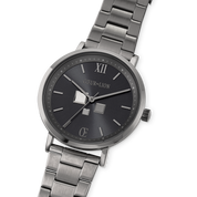 Orologio Rotondo Statement Unisex White Sunray Acciaio Inox Oro Light Gun Metal Satinato