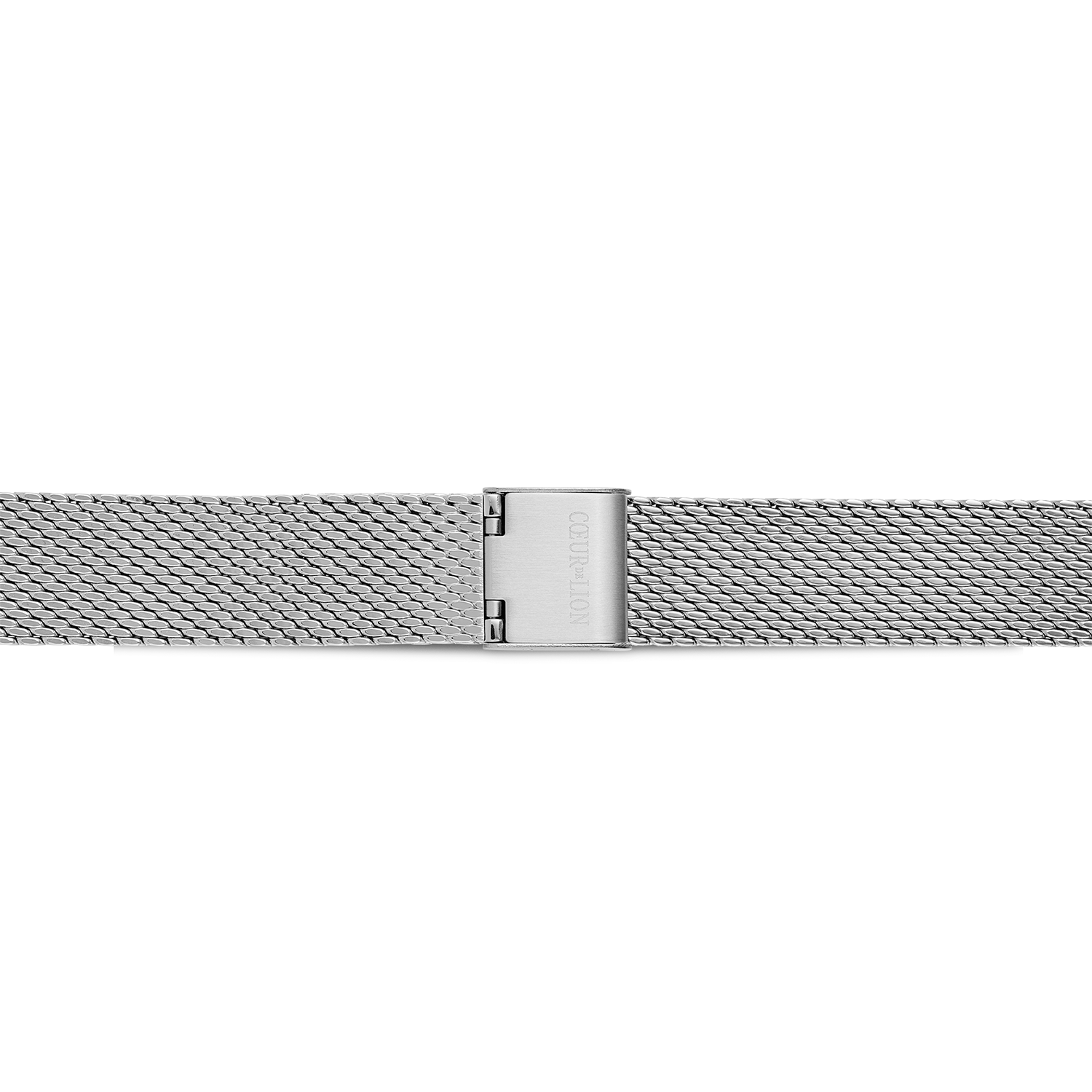 Orologio rotondo Sparkling Sunray Transformative Teal Milanaise argento