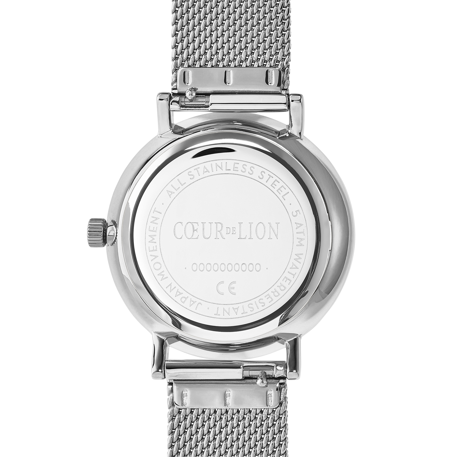 Orologio rotondo Sparkling Sunray Transformative Teal Milanaise argento