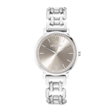 Orologio Rotondo Sparkling Graceful Greige Statement Argento