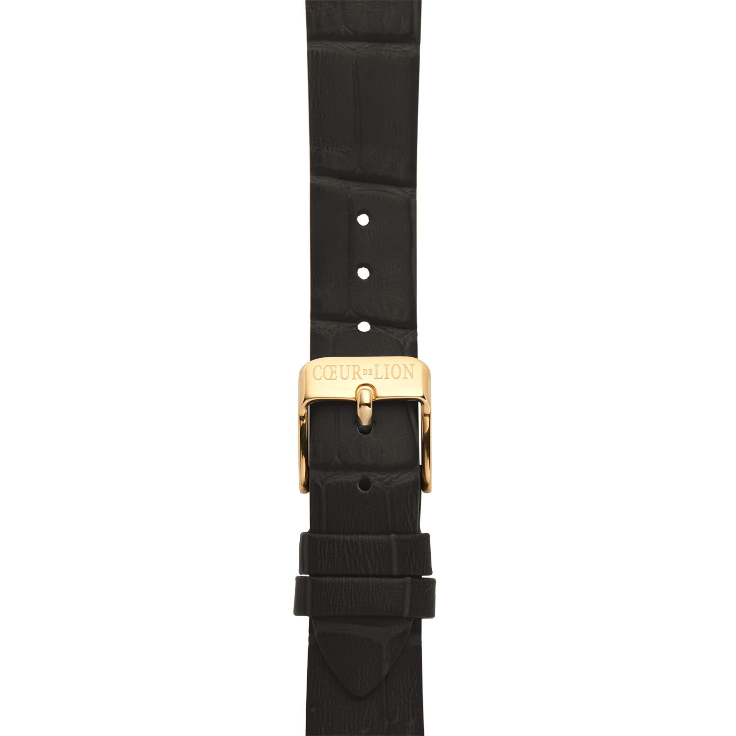 Orologio Rotondo Sparkling Sunray Pelle Grigio Scuro Oro