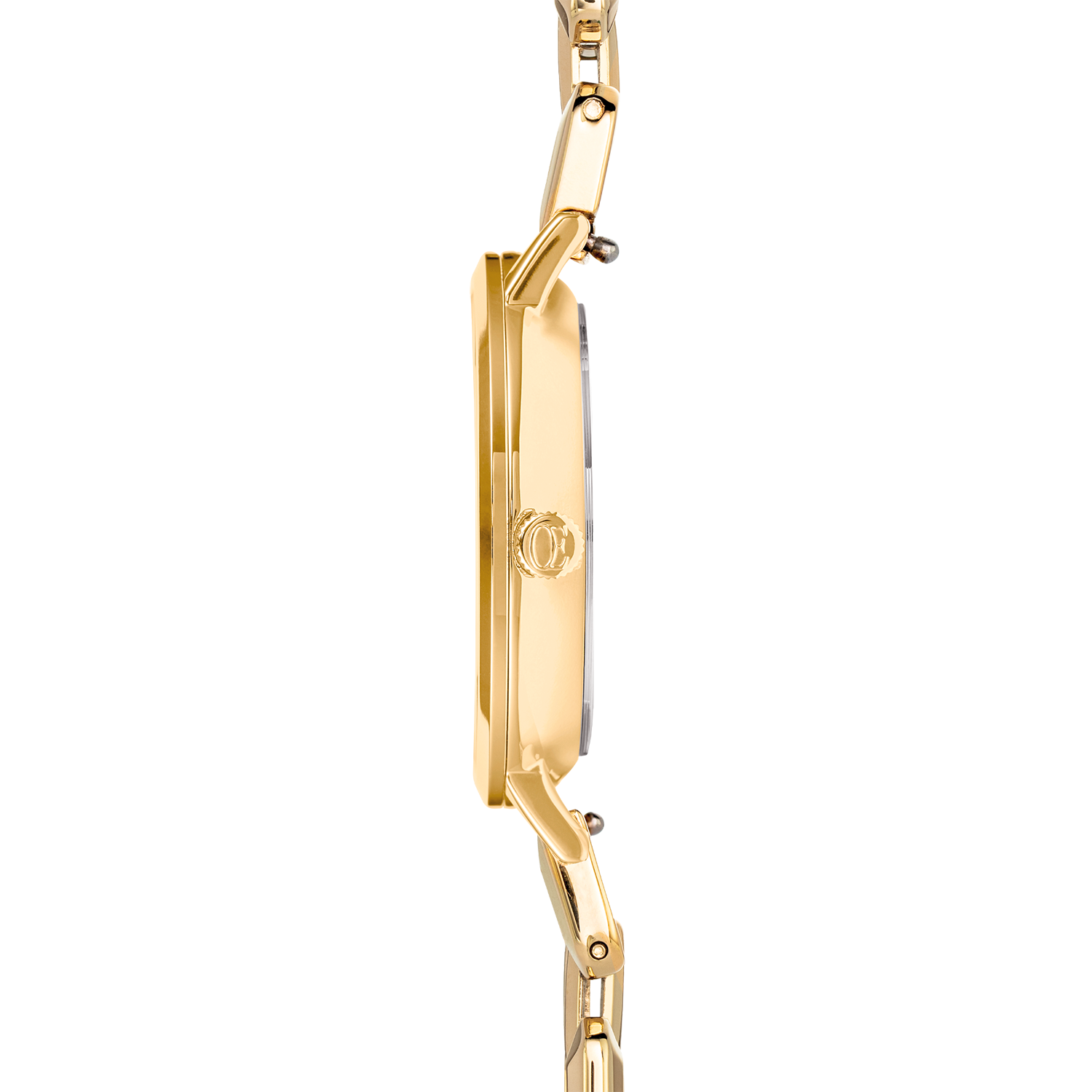 Orologio rotondo Festive Rosso Statement Gold