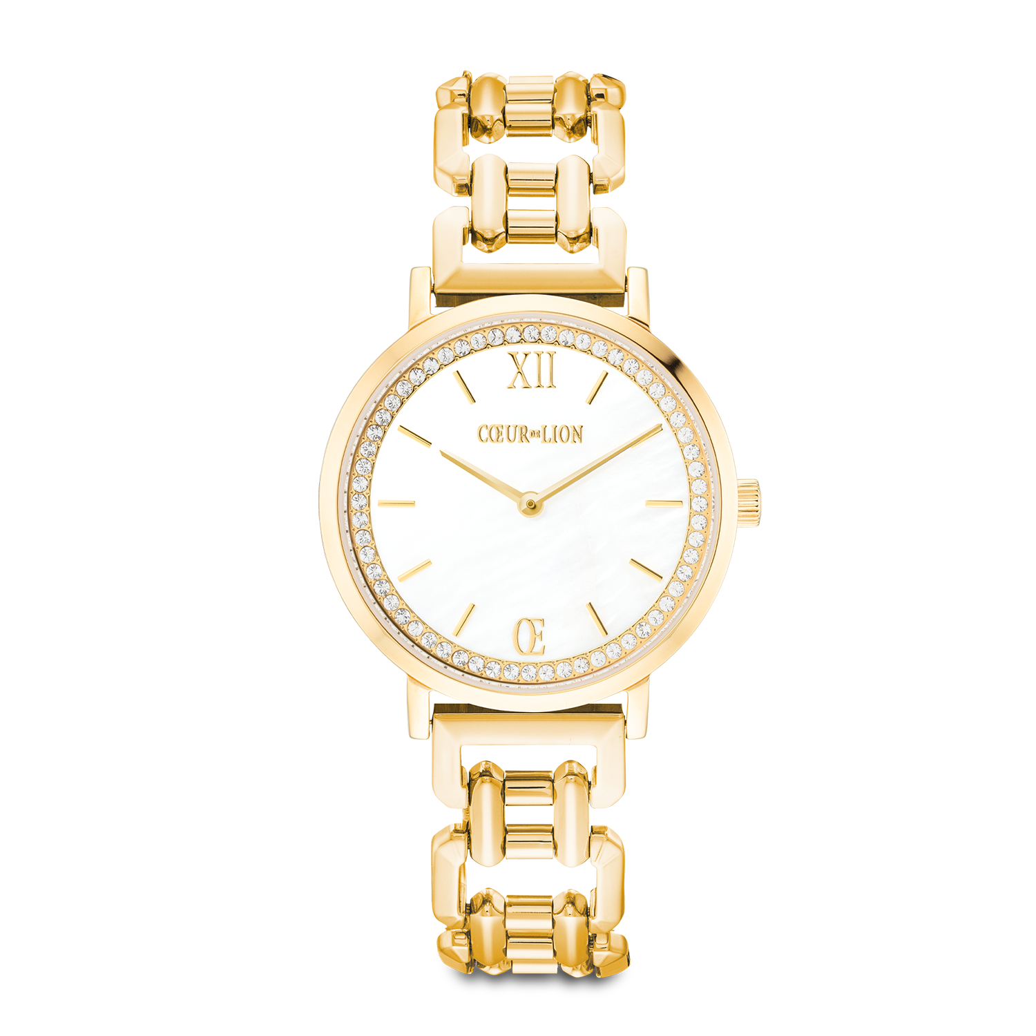 Orologio Rotondo Sparkling Madreperla Statement Oro