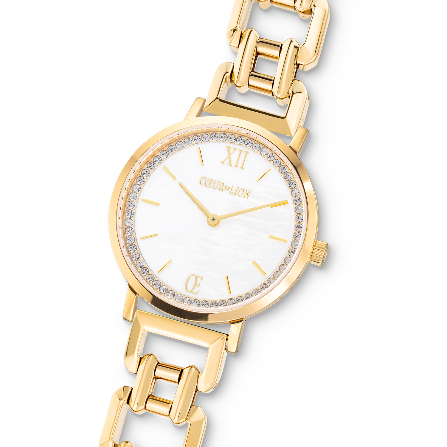 Orologio Rotondo Sparkling Madreperla Statement Oro
