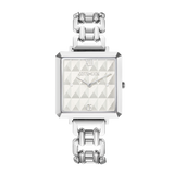 Orologio Iconic Cube Spikes Statement Argento
