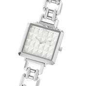 Orologio Iconic Cube Spikes Statement Argento
