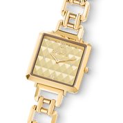 Orologio Iconic Cube Spikes Statement Oro