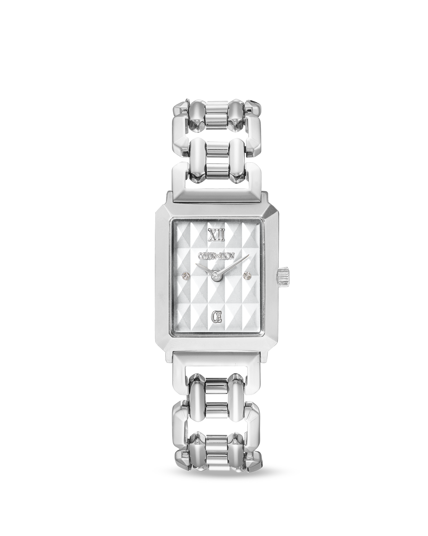 Set regalo Orologio Iconic Spikes Silver & Bracciale Edge & Grace antracite-argento