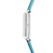Orologio Iconic Spikes Transformative Teal argento Bracciale in pelle