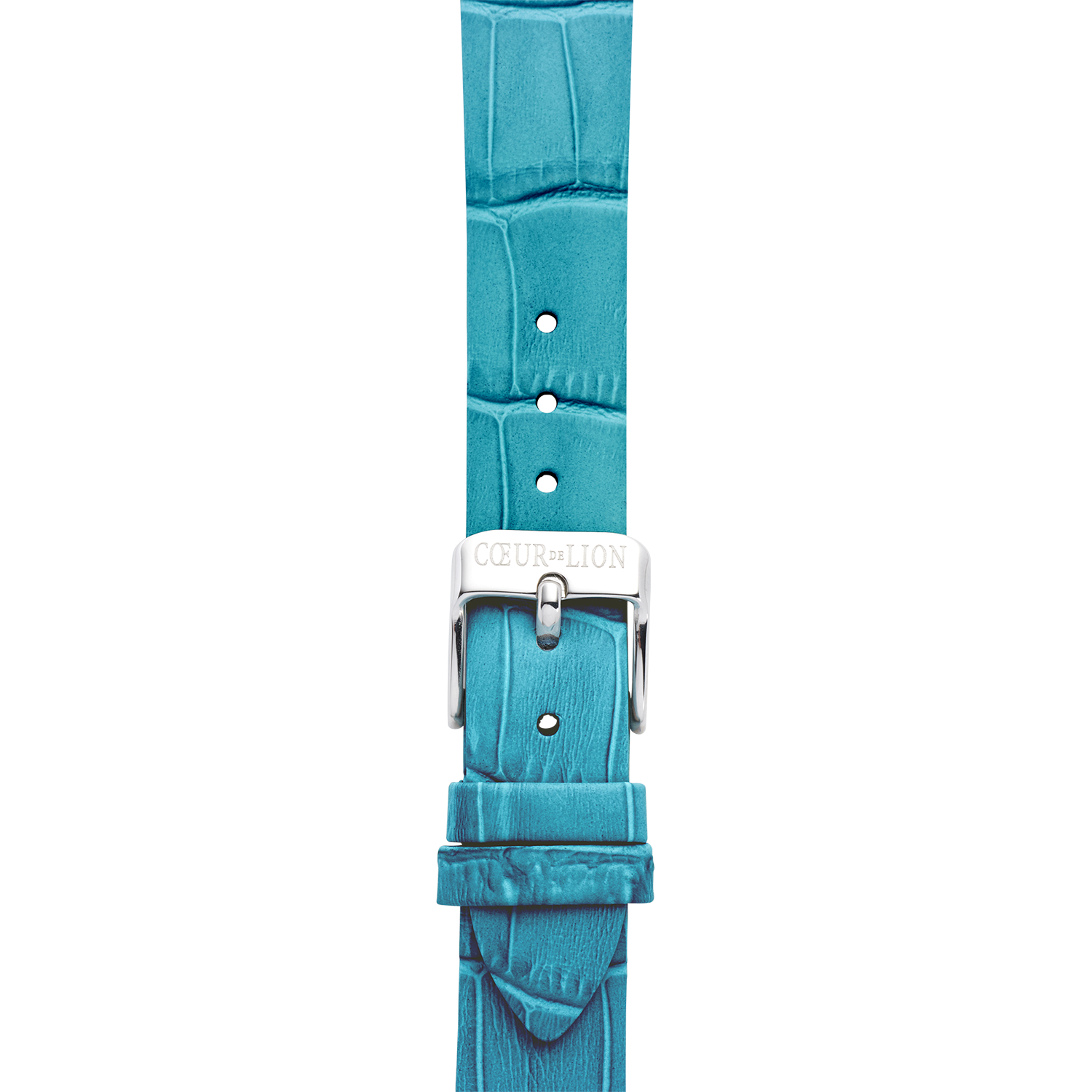 Orologio Iconic Spikes Transformative Teal argento Bracciale in pelle