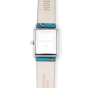 Orologio Iconic Spikes Transformative Teal argento Bracciale in pelle