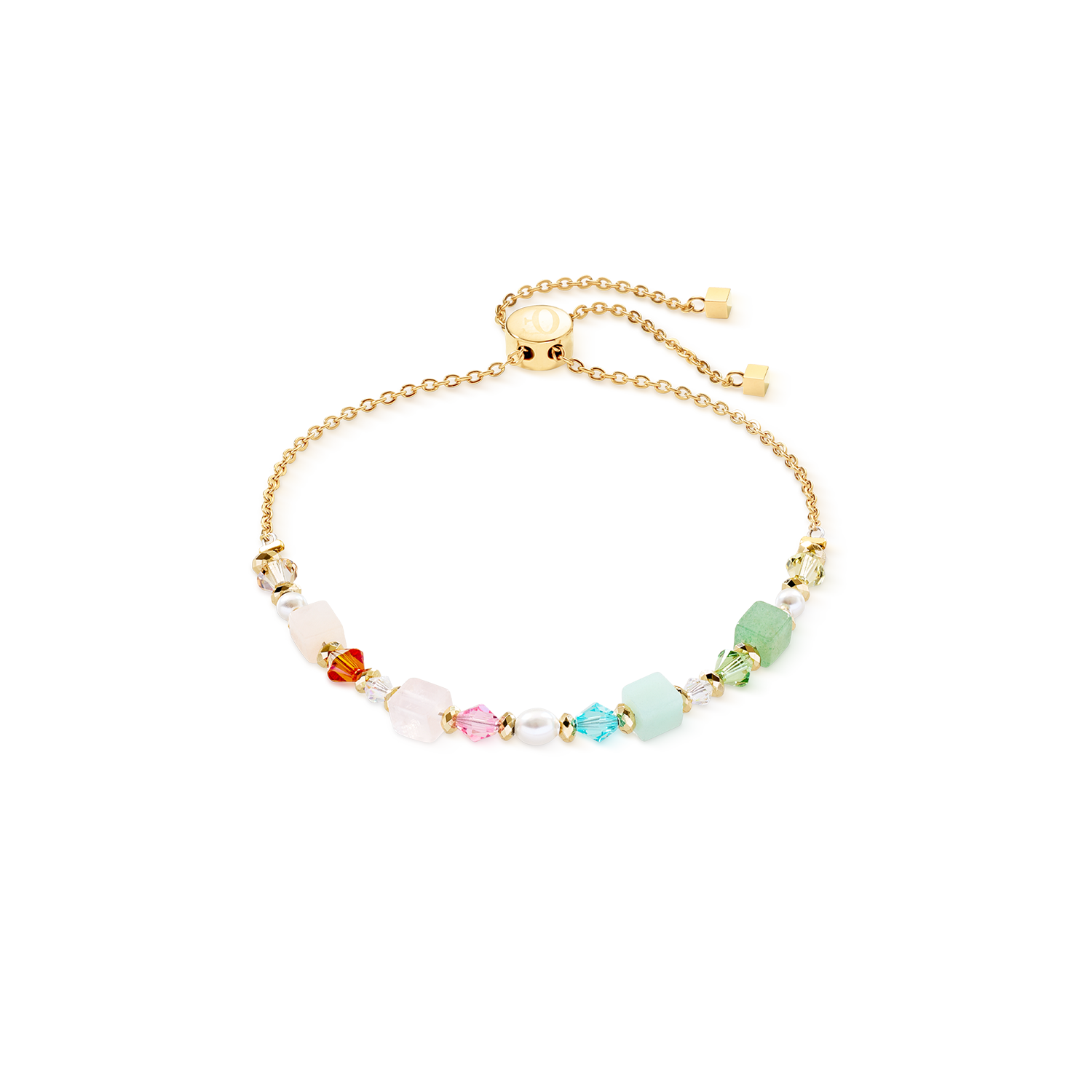Set regalo orologio Iconic Spikes oro Milanaise e Bracciale Cube Princess Fusion Blossom oro