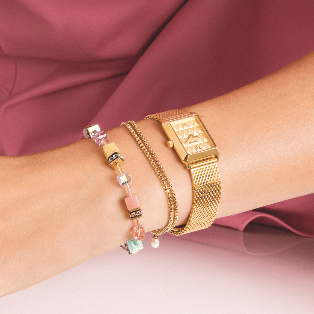 Orologio Iconic Spikes oro Milanaise acciaio inossidabile oro