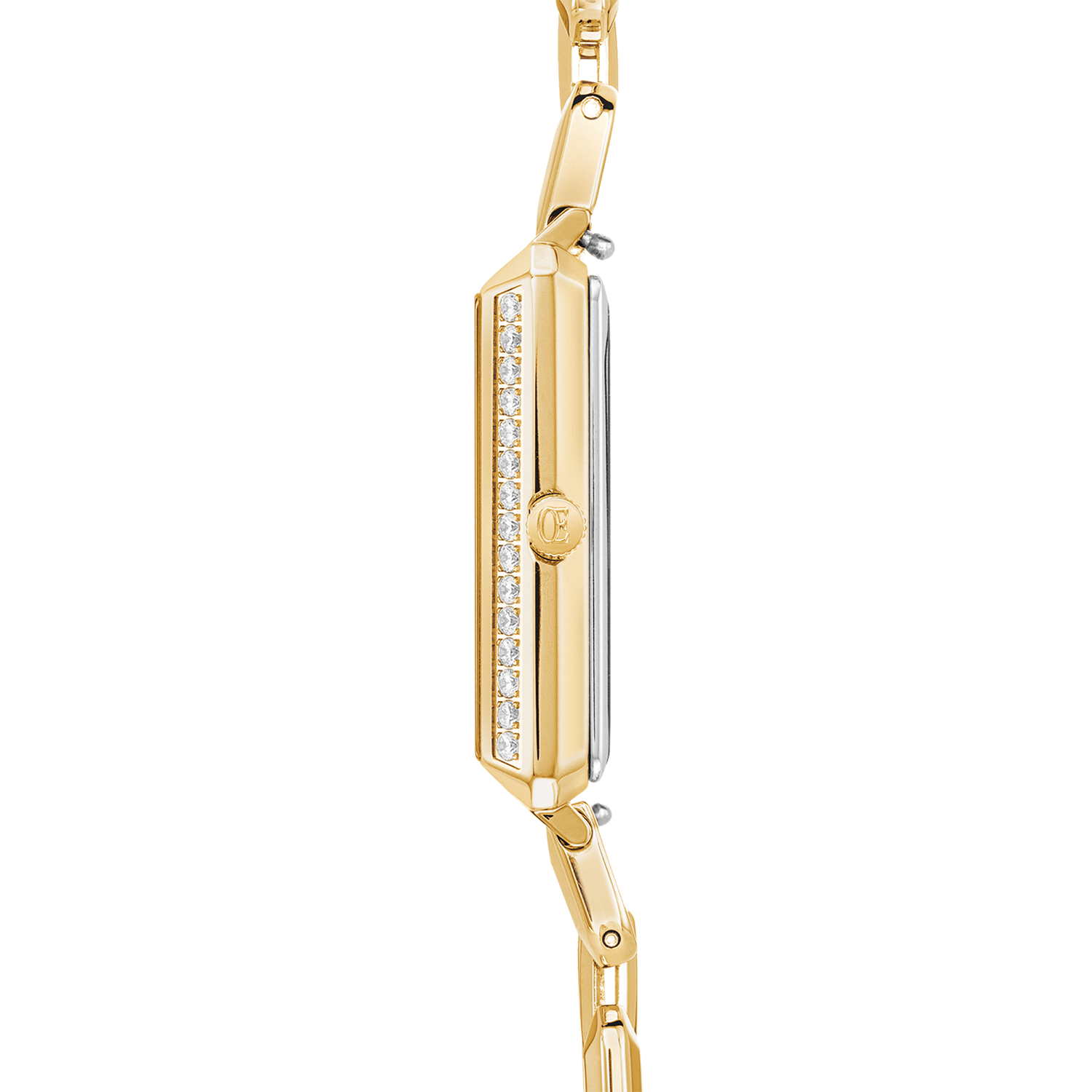 Orologio Iconic Cube Sparkling Mystic Mocca Statement in oro