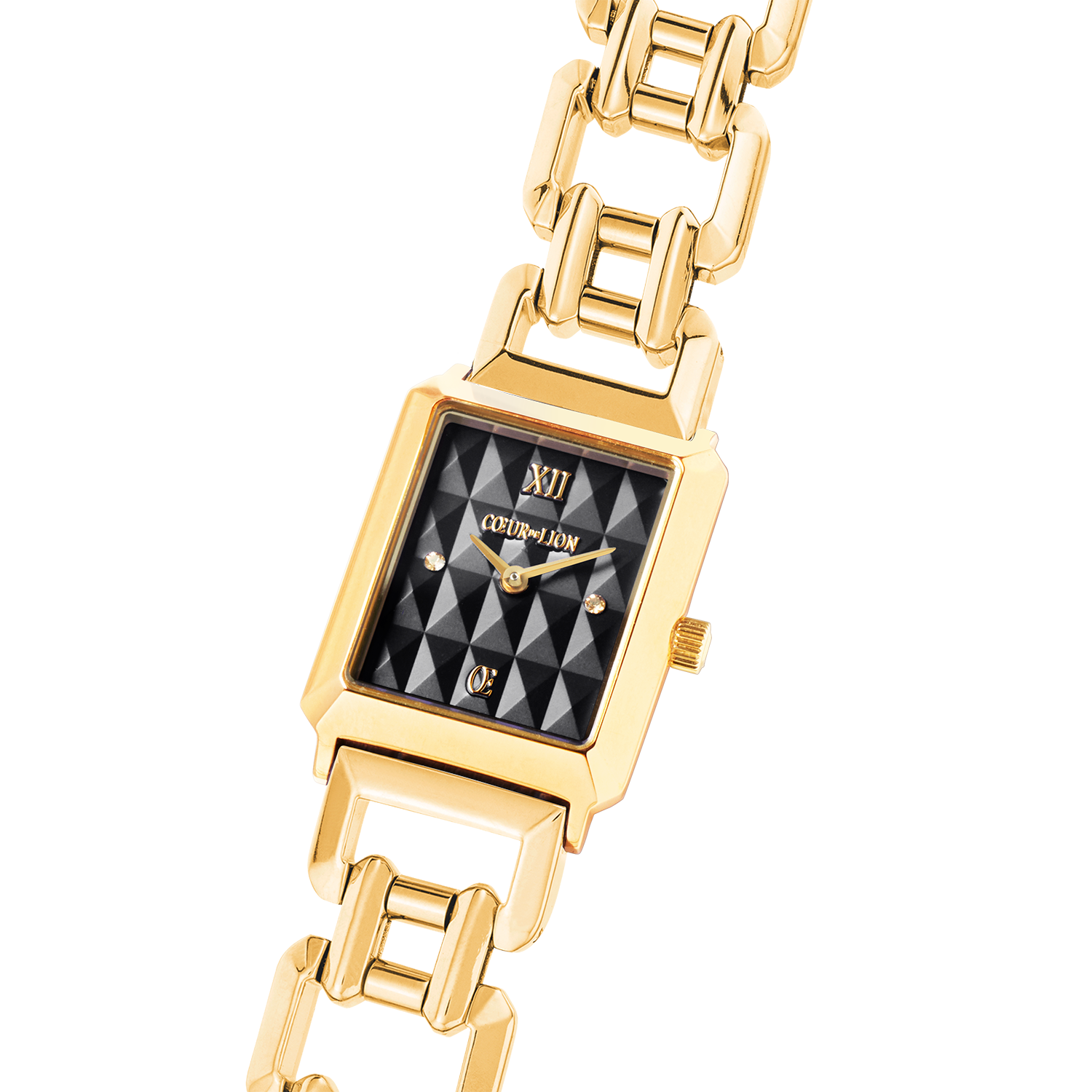 Orologio Iconic Spikes Nero Statement Oro