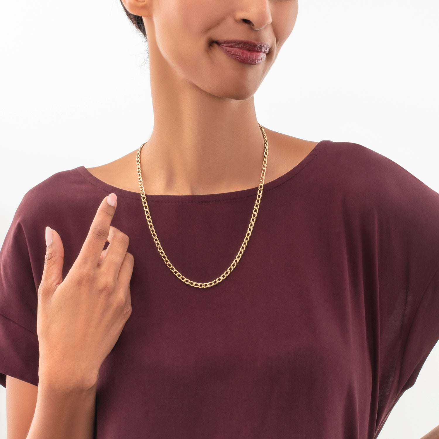 Catena di prolunga 50 cm oro