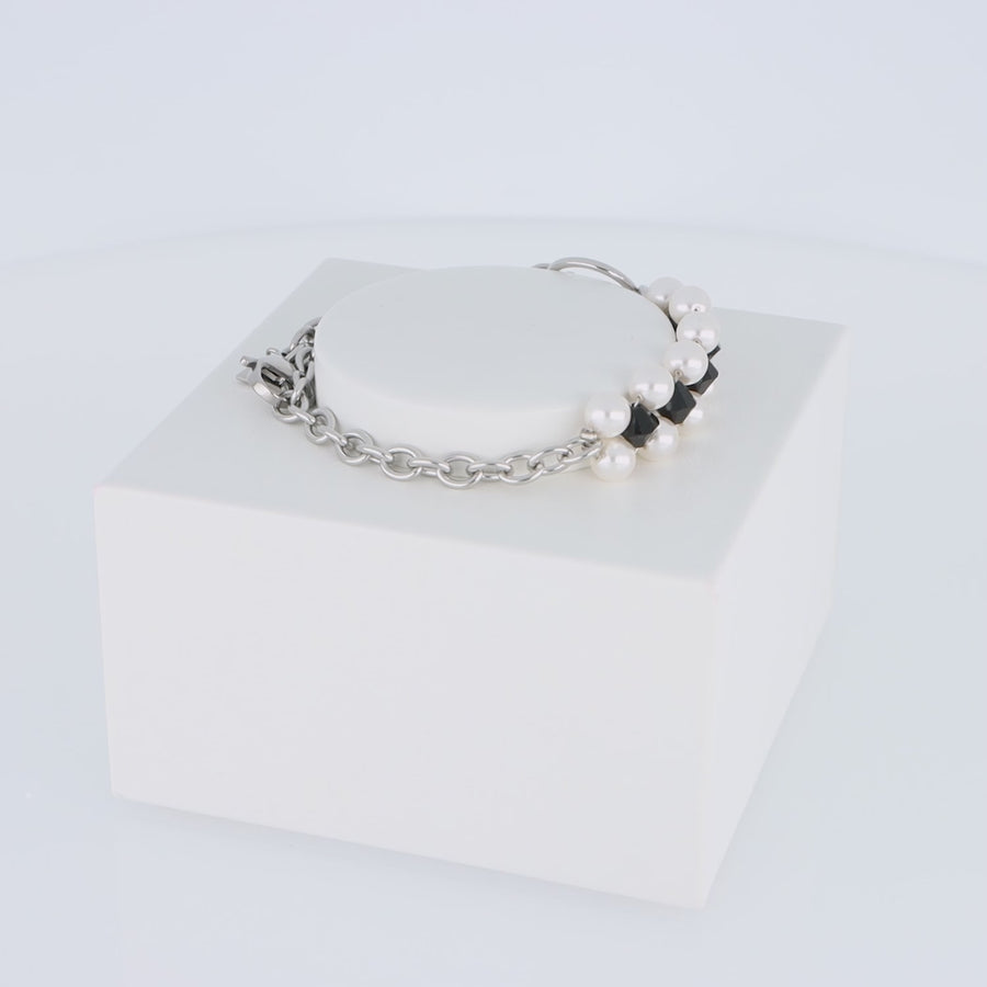 Bracciale Choker Mysterious argento-nero
