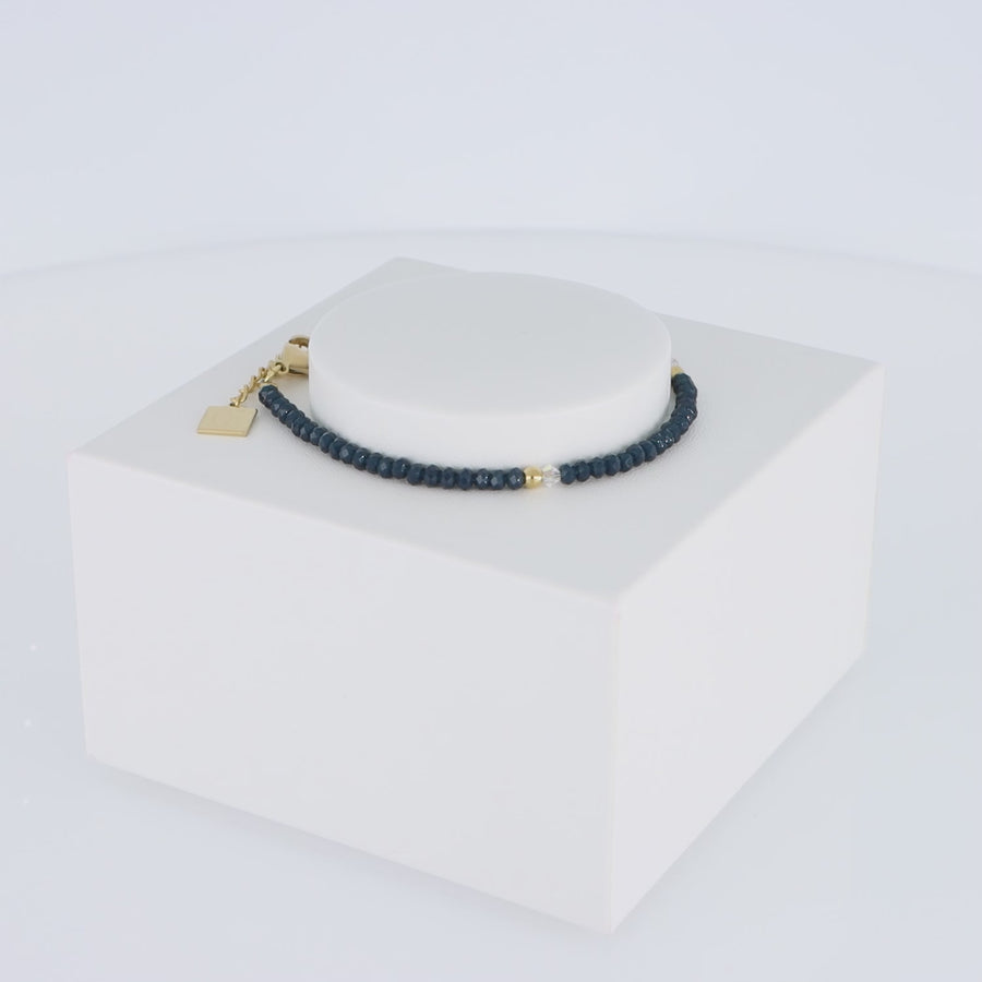 Bracciale Little Twinkle oro-blu scuro