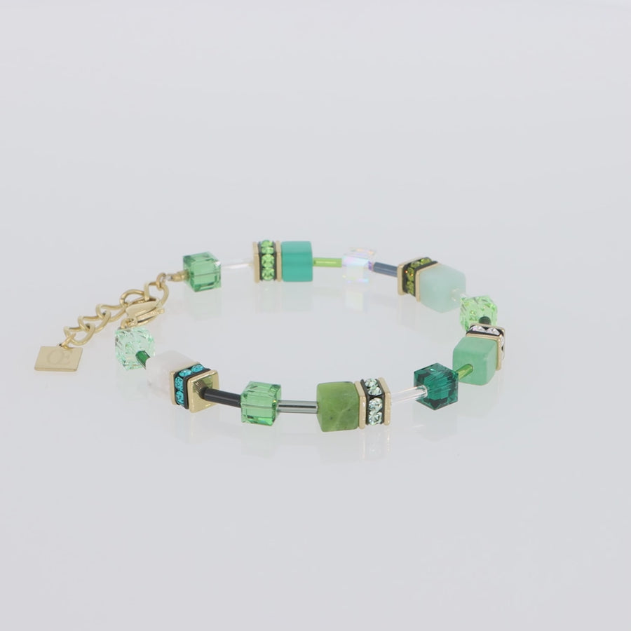 Bracciale GeoCUBE® Iconic Precious verde