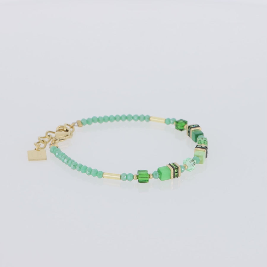 Bracciale Mini Cubes verde