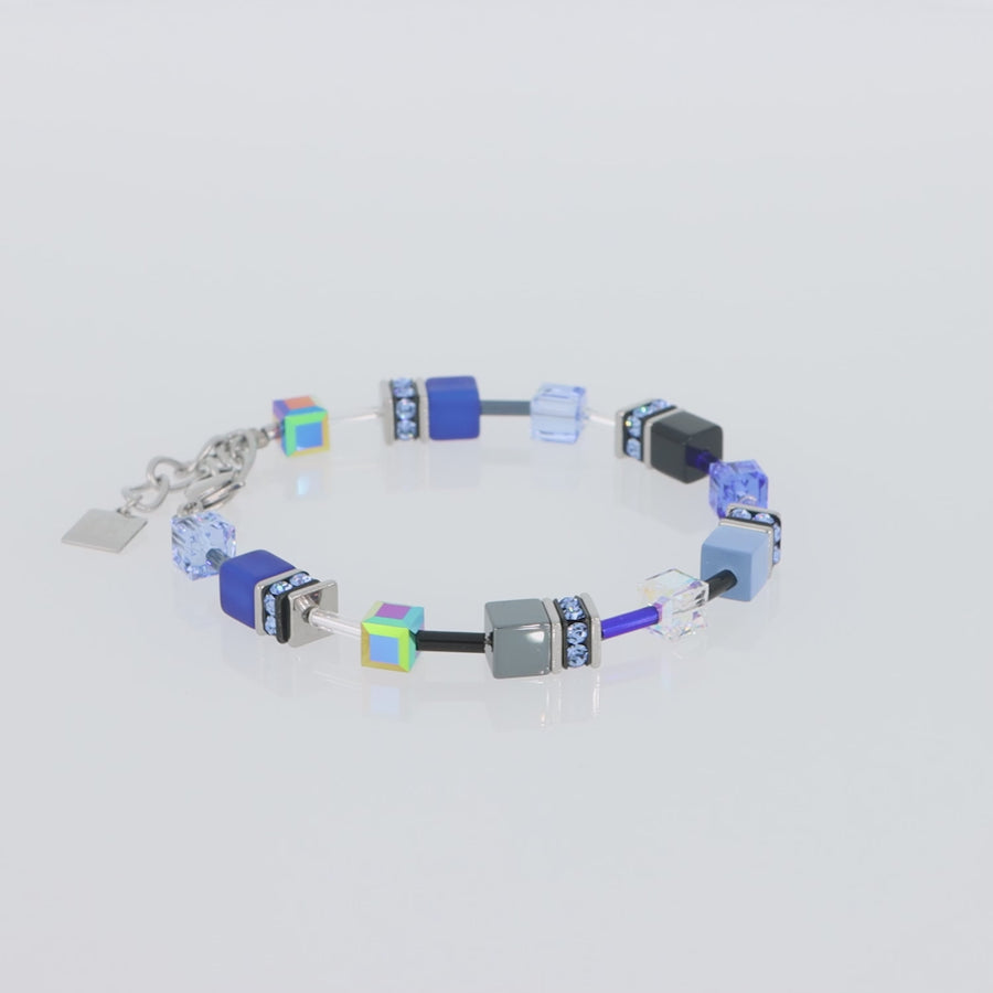 Braccialetto GeoCUBE® blu cobalto