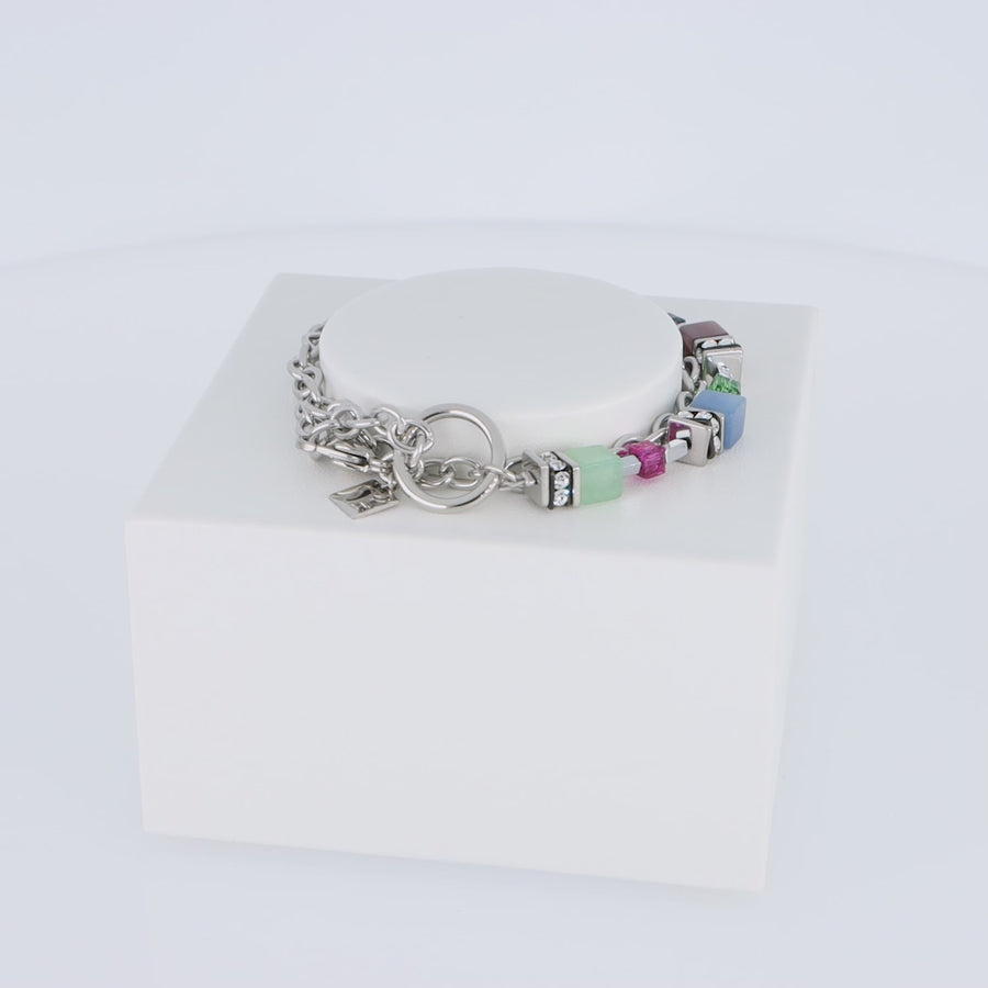 Bracciale GeoCUBE® Fusion Multicolore Gemstone