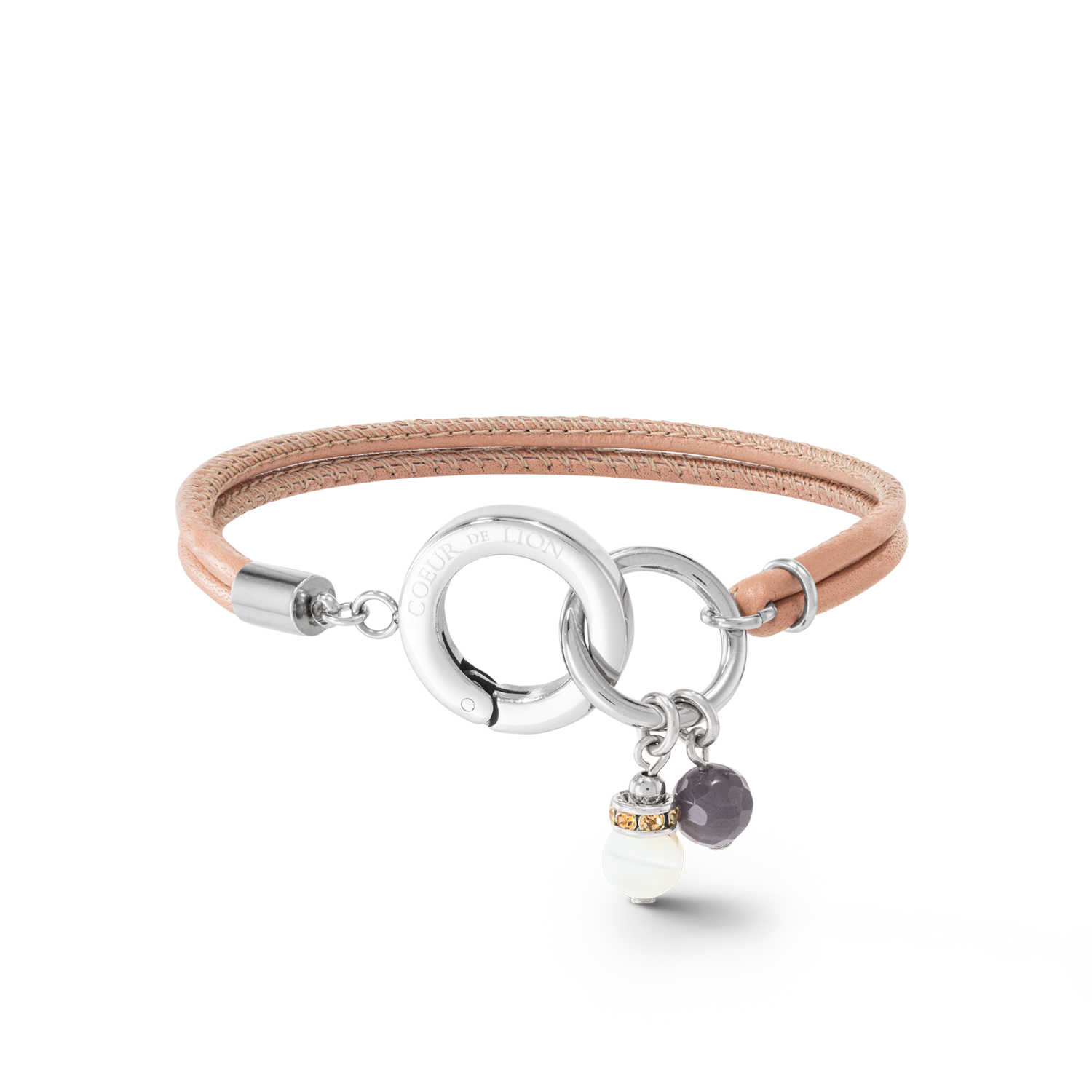 Boho Unity bracciale in pelle nude