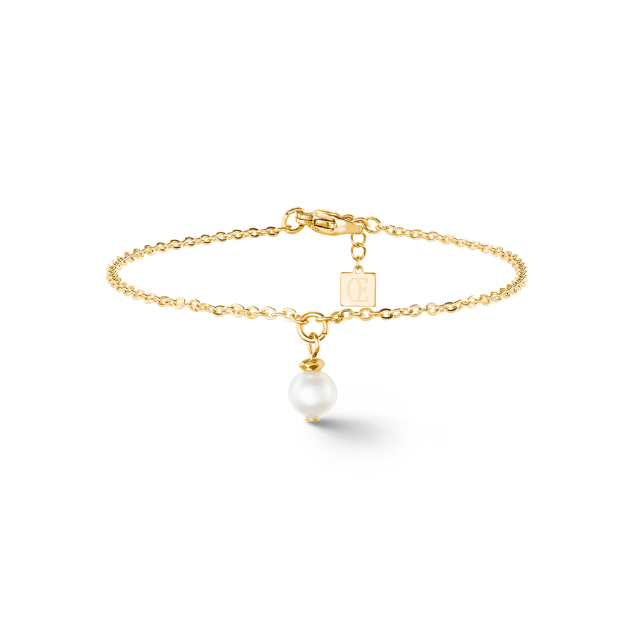 Bracciale Solitaire oro con perla d'acqua dolce