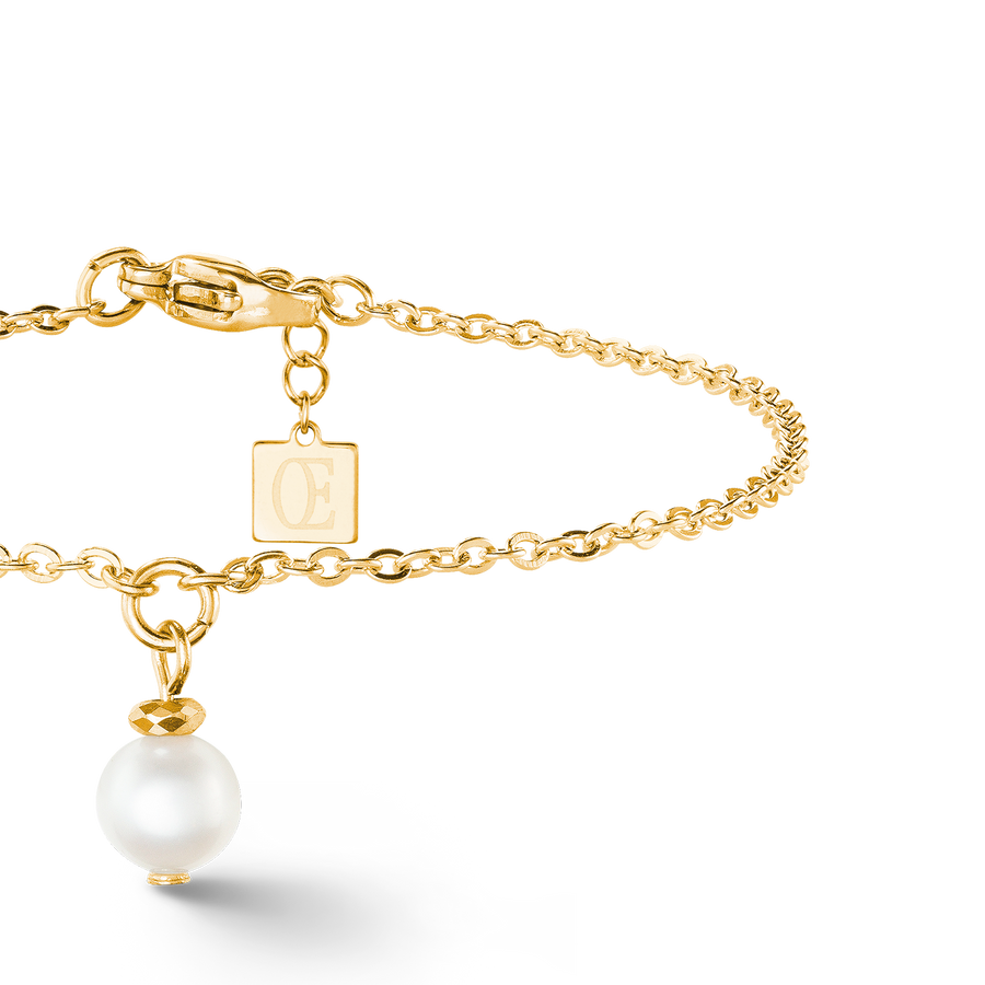 Bracciale Solitaire oro con perla d'acqua dolce