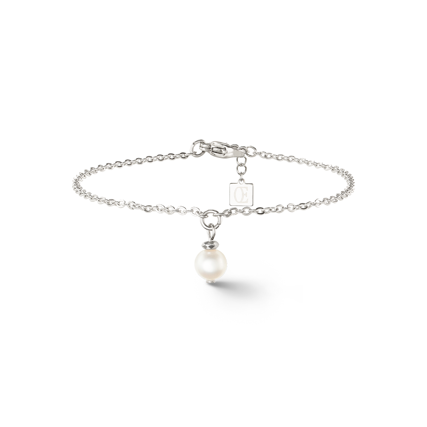 Bracciale Solitaire argento con perla d'acqua dolce