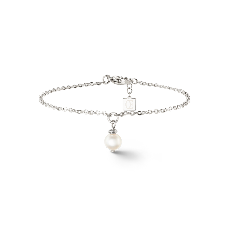 Bracciale Solitaire argento con perla d'acqua dolce