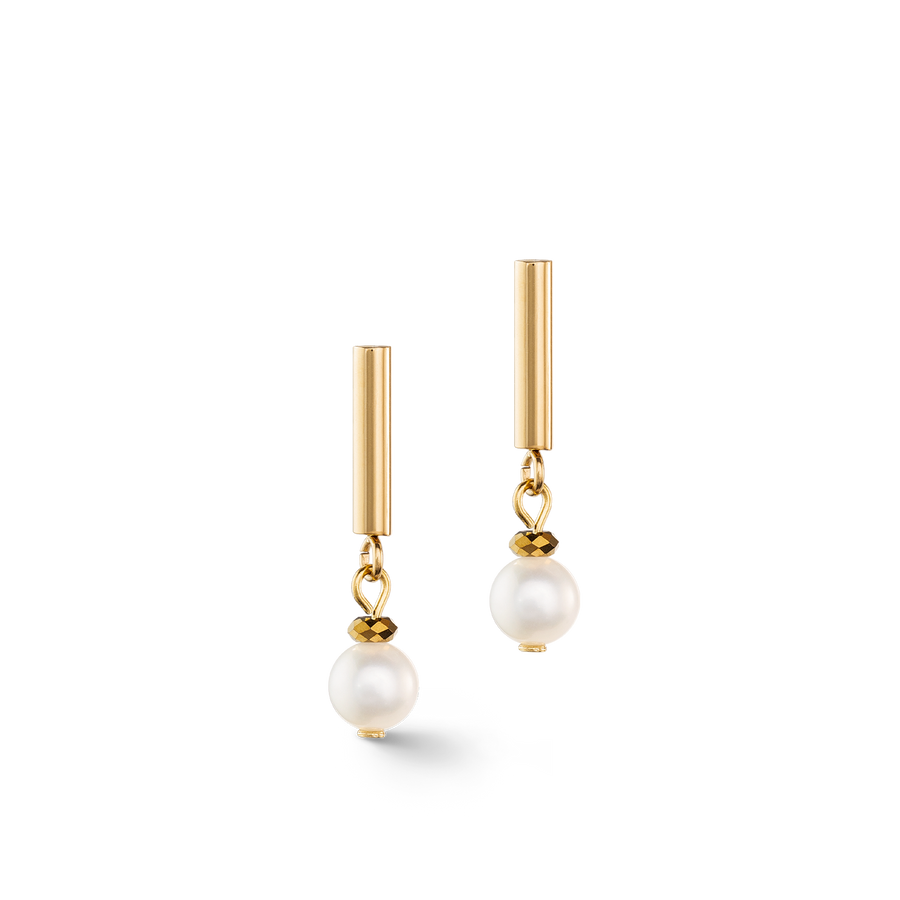 Orecchini Classy oro con perla d'acqua dolce