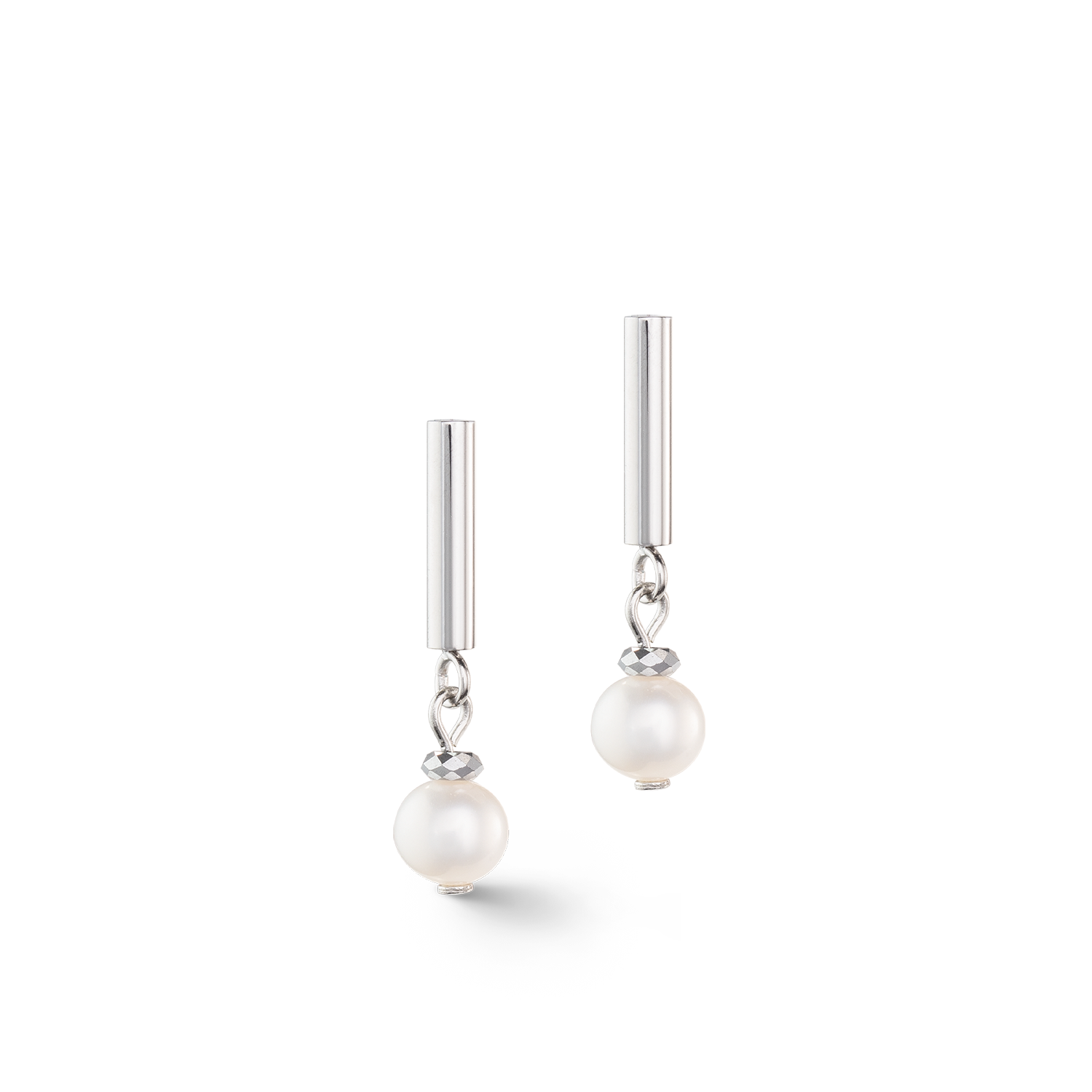 Orecchini Classy argento con perla d'acqua dolce