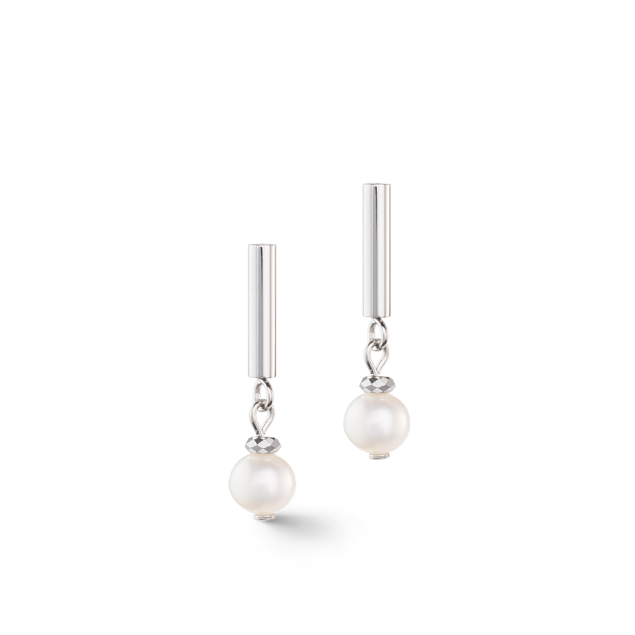 Orecchini Classy argento con perla d'acqua dolce