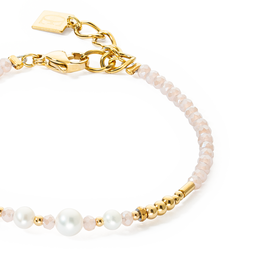 Bracciale Drops Perle d'acqua dolce oro