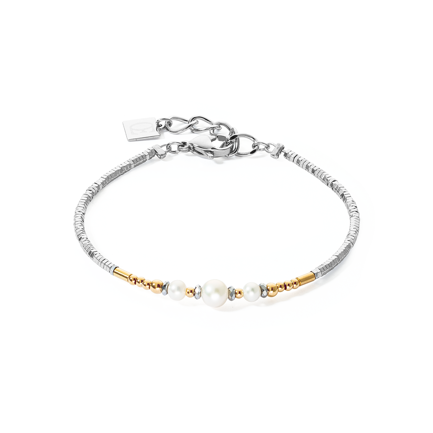 Bracciale Classic Princess Perle d'acqua dolce bicolore