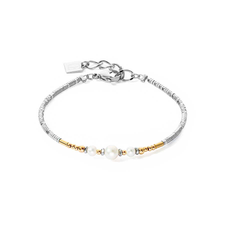 Bracciale Classic Princess Perle d'acqua dolce bicolore