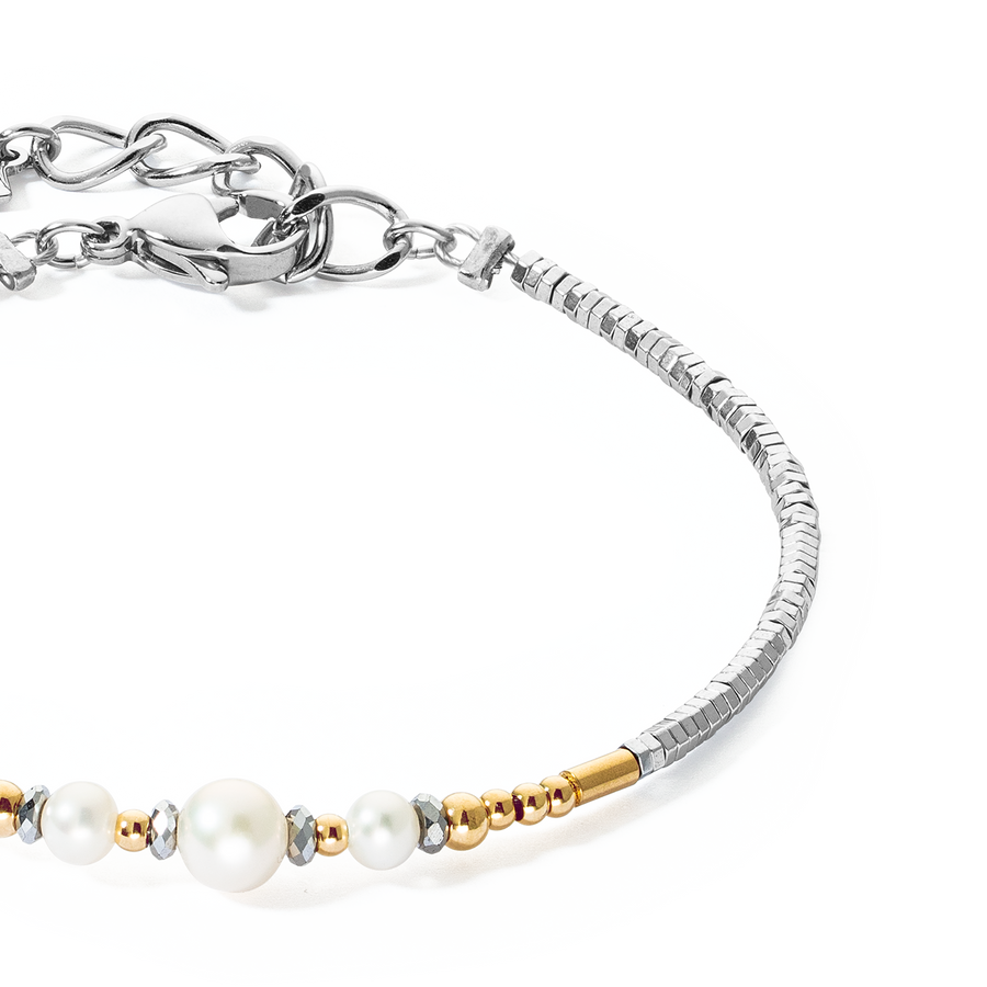 Bracciale Classic Princess Perle d'acqua dolce bicolore