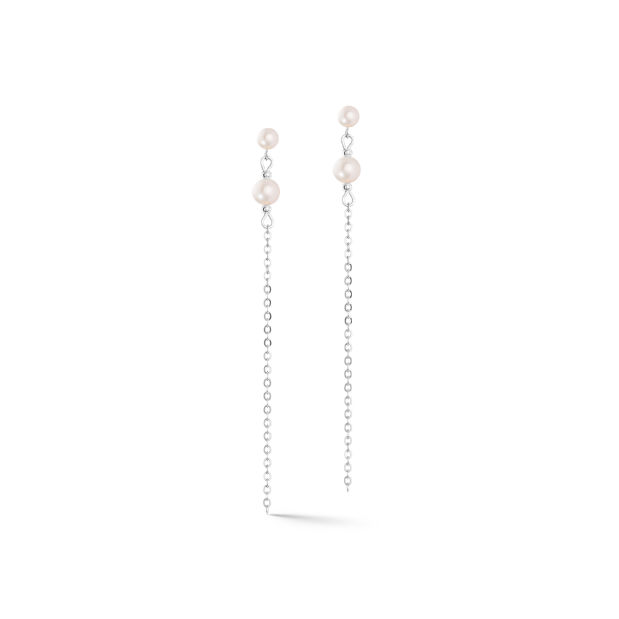 Orecchini Princess Pearls argento-rosa