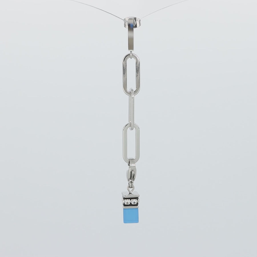 Orecchini Happy Iconic Cube Charms argento-pastello