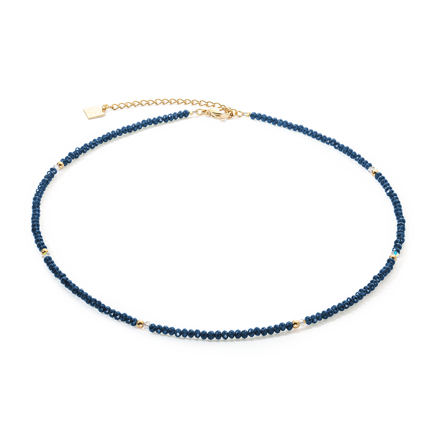 Collana Little Twinkle oro-blu scuro