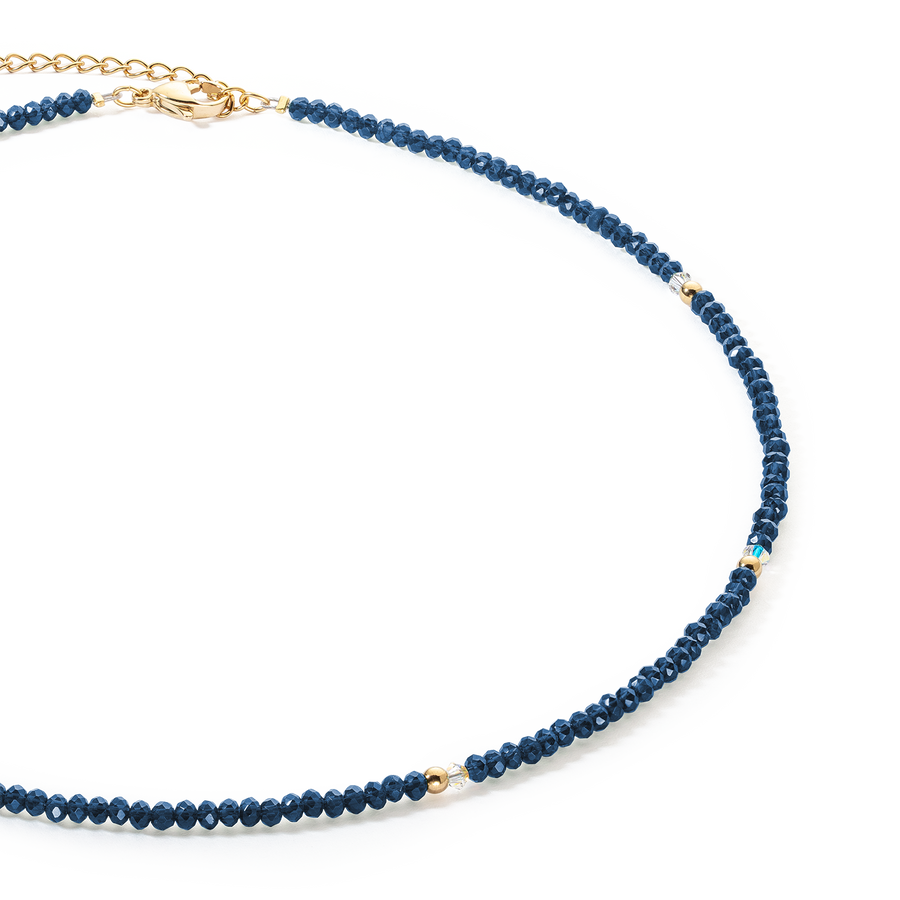 Collana Little Twinkle oro-blu scuro