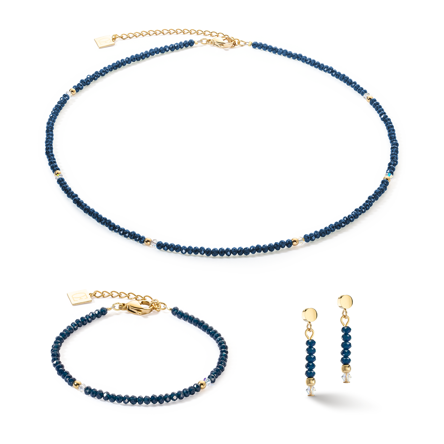 Bracciale Little Twinkle oro-blu scuro