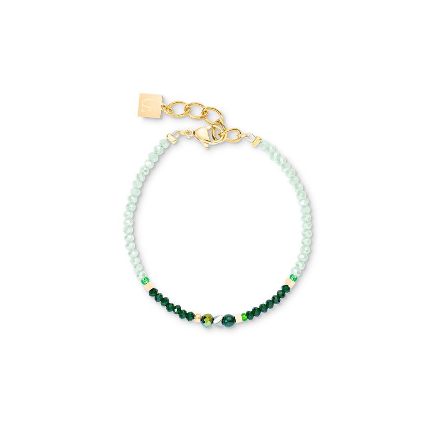 Bracciale Amulette Glamorous Green oro