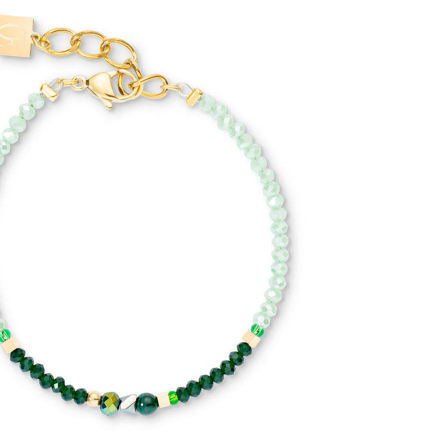 Bracciale Amulette Glamorous Green oro