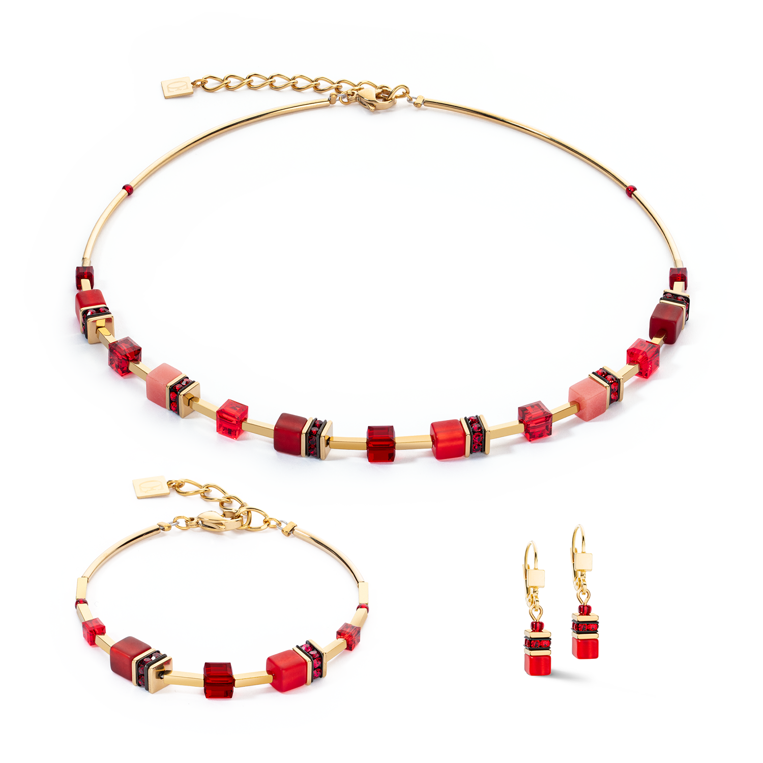 Collana GeoCUBE® Iconic Lite Rosso