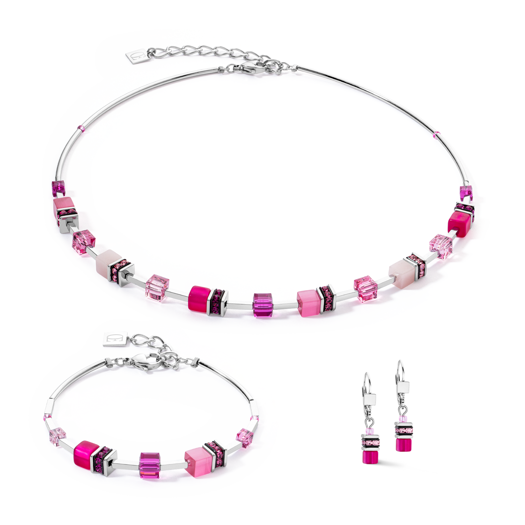 Collana GeoCUBE® Iconic Magenta