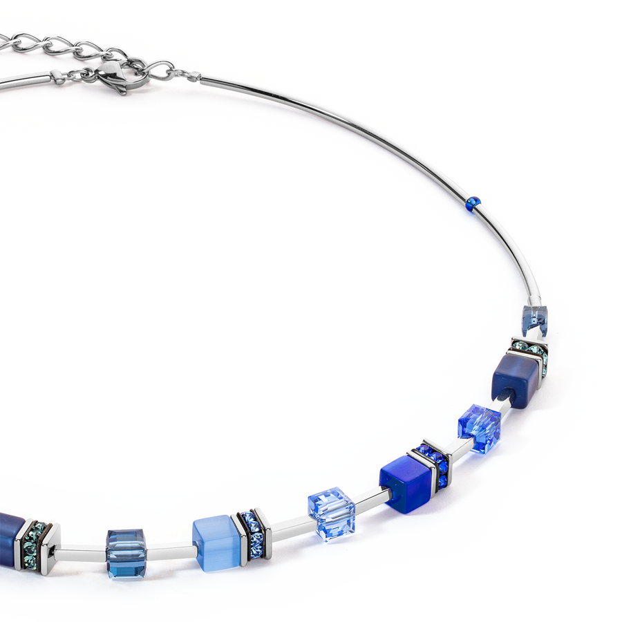 Collana GeoCUBE® Iconic Lite Blu