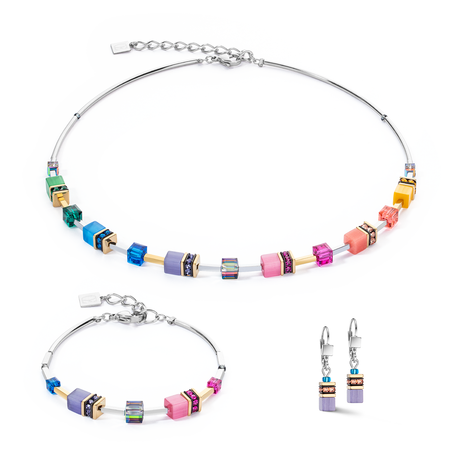 Collana GeoCUBE® Iconic Lite Rainbow